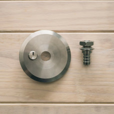 Tri-Clamp Cap With 17mm Blow-Off Hole and PRV