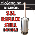 Alcoengine Copper Reflux Still Bundle - 35L 1