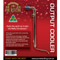 Pure Distilling Reflux Condenser Output Cooler