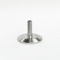 1.5” Tri-Clamp cap with 3/8" barb