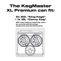 Kegmaster Premium XL 2 Tap Kegerator