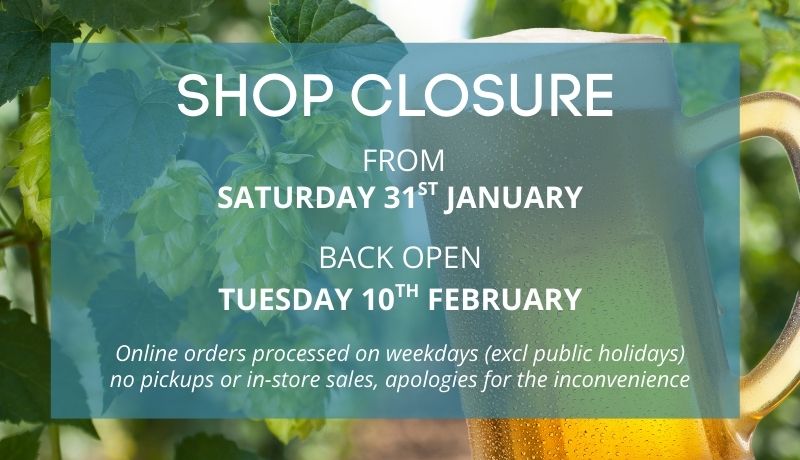 Temporary Shop Closure